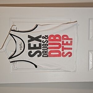 Black Matter Dubstep Tank Muscle Shirt Size S